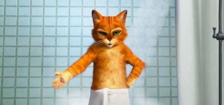 Mačak u čizmama u Old Spice reklami