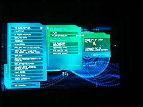 Navigacija - grananje segmenta "To Boldly Go"