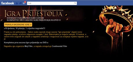 Igra prijestolja na portalu Moj Film - objava dobitnika nagradnog kviza Igra prijestolja na portalu Moj Film - objava dobitnika nagradnog kviza