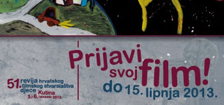 Otvorene prijave za 51. reviju hrvatskog filmskog stvaralaštva djece Otvorene prijave za 51. reviju hrvatskog filmskog stvaralaštva djece
