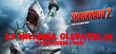 Drugi Sharkando rasturio kablovsku televiziju u Sjedinjenim Državama Drugi Sharkando rasturio kablovsku televiziju u Sjedinjenim Državama
